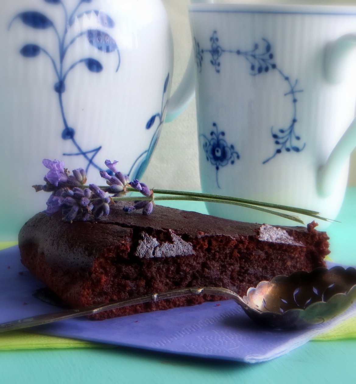 Glutenfri chokoladekage med power